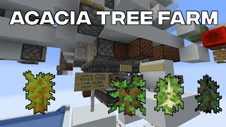 Fast 4 Type Tree Farm Acacia Spruce Birch Oak [upl. by Leagiba]