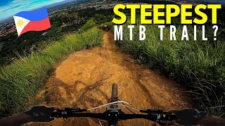 PHILIPPINES STEEPEST MTB TRAIL IVE RIDDEN Trail Ride 1 [upl. by Giddings]