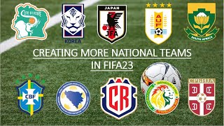 MORE NATIONAL TEAMS ON FIFA NO MODS METHOD [upl. by Aneertak]