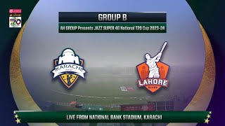 Live  Karachi Whites vs Lahore Blues  Match 19  National T20 202324  PCB [upl. by Schroder109]