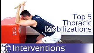 Top 5 Thoracic Spine Mobility Drills [upl. by Aidnyl]