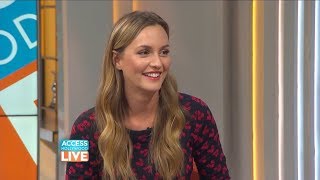 Leighton Meester reveals if she watched The OC and had a crush on Adam Brody 2017 [upl. by Ezeerb909]