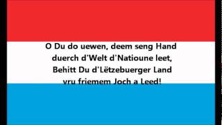 Hymne national du Luxembourg [upl. by Fleisher]