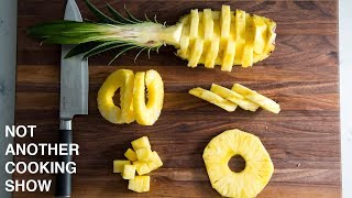 5 EASY WAYS TO CUT PINEAPPLE [upl. by Demahum]