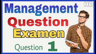 Management Examen  comment définir le management [upl. by Kcirdneked]