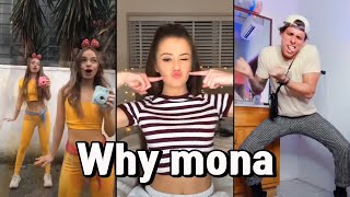 quotWhy mona  Wannabequot Dance Challenge  Tiktok and Musically [upl. by Ahsilla257]