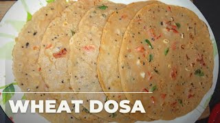 Wheat dosa recipe🤤  Dreams coorg [upl. by Savell945]