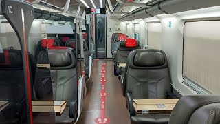 A bordo frecciarossa da Torino Porta Nuova a Milano Cle in Standard  visito Business e Executive [upl. by Kenzi]