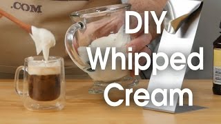 DIY whipped cream in 60 seconds [upl. by Esej255]