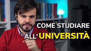 Come STUDIARE allUNIVERSITÀ il miglior METODO di STUDIO UNIVERSITARIO [upl. by Ocnarfnaig]