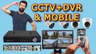 How to Remote View H264 DVR  How to Install CCTV Cameras With DVR  Network Setup on the DVR [upl. by Nirtak279]