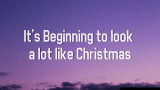 Its Beginning to look a lot like Christmas Lyrics quottiktok songquot [upl. by Otsirave]