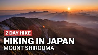 Hiking in Japan Above the Clouds on Mt Shirouma [upl. by Yeneffit463]