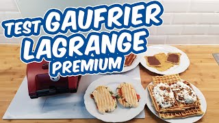 Gaufrier Lagrange Premium  Avis et test [upl. by Htinnek]