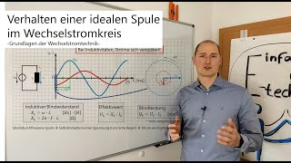 Verhalten einer idealen Spule im Wechselstromkreis [upl. by Utimer]