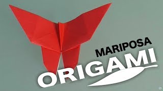 Cómo hacer una mariposa de papel Origami [upl. by Raseta]