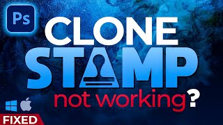 Clone Stamp not working Photoshop Fixed [upl. by Cerveny444]