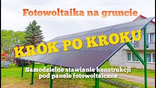 Fotowoltaika 65 kwp konstrukcja krok po kroku [upl. by Strephon]