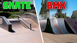 SKATE PARK VS BMX PARK [upl. by Harrison545]