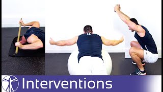 Thoracic Spine Extension Strengthening Exercises [upl. by Mychael]