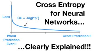 Neural Networks Part 6 Cross Entropy [upl. by Ahsikrats]