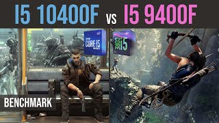 intel i5 10400f vs intel i5 9400f test in 8 games [upl. by Ike]