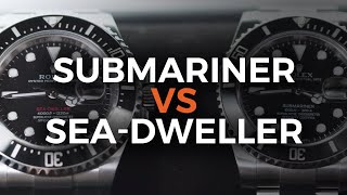 Rolex Submariner vs SeaDweller  A Brief History and Comparison [upl. by Gnouc]