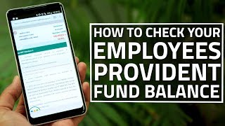 How to Check Your Employees Provident Fund Balance [upl. by Feigin]