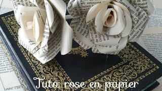 Faire des roses en papier [upl. by Burta]