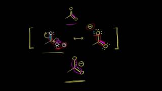 Resonance structure  Resonance and acidbase chemistry  Organic chemistry  Khan Academy [upl. by Einaeg]