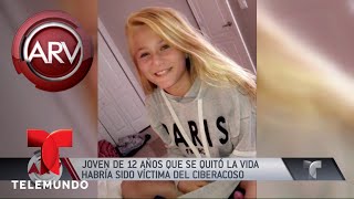 Niña de 12 años se suicida tras sufrir bullying  Al Rojo Vivo  Telemundo [upl. by Eihctir]