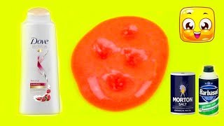 How To Make Slime with Shampoo Salt and Shaving Cream without Glue Borax Cornstarch Recipe Diy [upl. by Maddy]