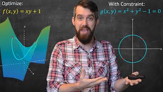 Lagrange Multipliers  Geometric Meaning amp Full Example [upl. by Repmek430]