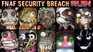 FNAF Security Breach RUIN  All Jumpscares Full Version [upl. by Citron630]