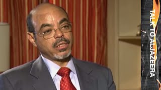 Meles Zenawi Talk to Jazeera [upl. by Neyr904]