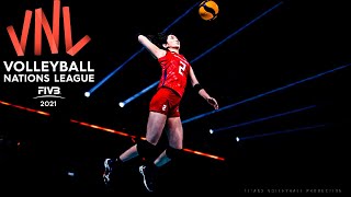 Sarina Koga 古賀 紗理那  Beautiful and Talented  Best Volleyball Spikes  VNL 2021 HD [upl. by Dnama]