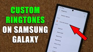 How to Set ANY Song as Custom Ringtone on your Samsung Galaxy Smartphone [upl. by Eceela]