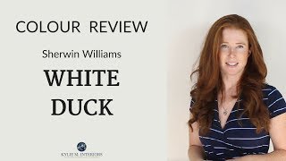 Colour Review Sherwin Williams White Duck SW 7010 [upl. by Rozalin734]