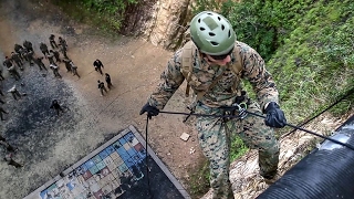 Infantry Marines – Rappel amp CASEVAC Training [upl. by Nimar]