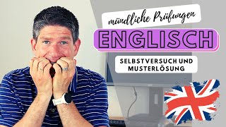 Mündliche Abiturprüfung Englisch  Beispiel und Musterlösung  1 Prüfungsteil  Abitur 2024 [upl. by Assyram]