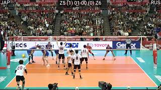 Volleyball Japan vs Russia  FULL Match World Cup [upl. by Llertnahs]