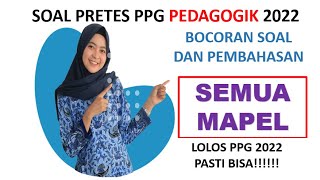 pembahasan soal pedagogik PPG 2022 [upl. by Etsirhc]