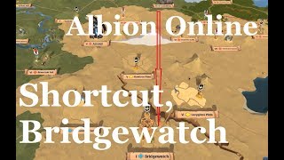 Albion Online  Caerleon to Bridgewatch fast almost safely [upl. by Ethban419]