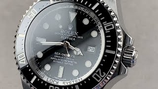 Rolex SeaDweller Deepsea 116660 Rolex Watch Review [upl. by Tammie]