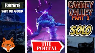 How To Solo The Storm King  Canny Valley Questline  Fortnite Save The World STW [upl. by Albers]