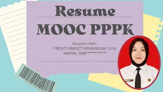 RESUME MOOC PPPK 2022 [upl. by Pattison]