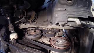 Nissan Xtrail Drive belt replacment [upl. by Danila821]