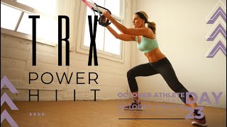 50 Minute TRX Power HIIT Workout At Home Suspension Trainer Workout for Strength amp Cardio [upl. by Mandy]