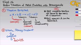 Redox Titration  Intro amp Theory [upl. by Adamsun]