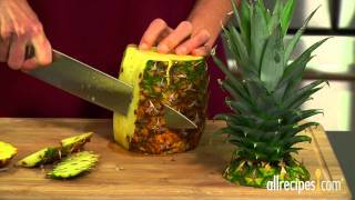 How to Cut Pineapple  Allrecipes [upl. by Allista]